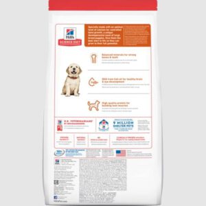 Hills Science Diet Puppy Large Breed Dry Dog Food Back