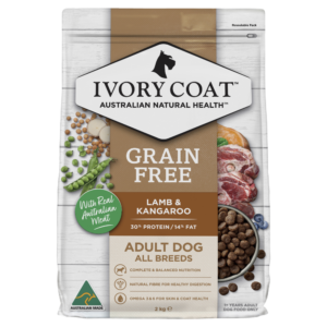 Ivory Coat Grain Free Dog Food - Lamb and Kangaroo 2kg