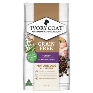 Ivory Coat Grain Free Dog Food - Mature Turkey 13kg