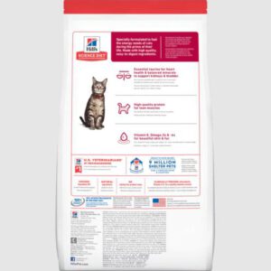 Hills Science Diet Adult Dry Cat Food Back