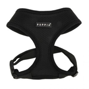 Puppia soft dog harness black