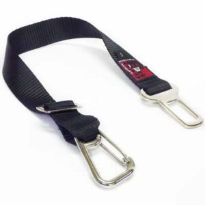 Black Dog Car Seat Belt Strap